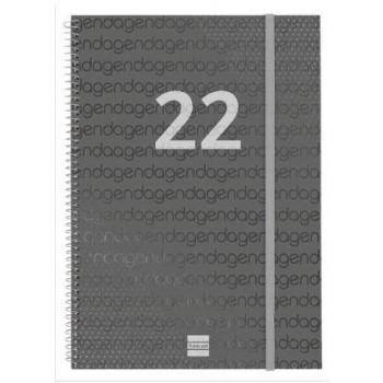 Agenda Finocam Year E40 Semana Vista Negro 2022