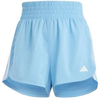 adidas Pacer Woven High Shorts Mujeres - Azul, Pantalones de fitness adidas essentials pacer woven high mujer