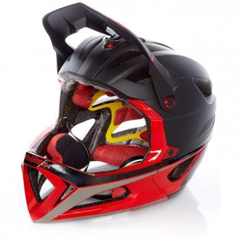 Troy Lee Designs Casco Integral MTB 2019 Stage MIPS Race Negro-Rojo