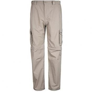 Mountain Warehouse Pantalones desmontables Trek para hombre Beige oscuro 42