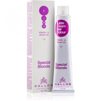 Kallos KJMN Professional Cream Hair Colour with Keratin & Argan Oil - 90.01 Silver Blond 100 ml