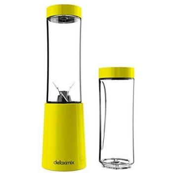 Mini Batidora Ultracompacta Detoximix 150 W con 2 Botellas Sin BPA de 280 ml y Libro de Recetas