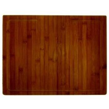 Tabla de cortar de bambú con perfil para encimera 45x35
