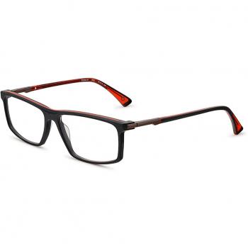 Etnia Barcelona Tourmalet BKRD Armazones para Hombre Negros con lentes recetados de 56 mm