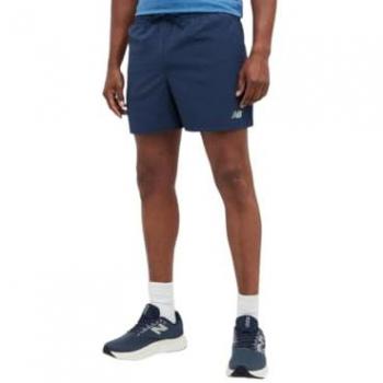 Pantalón corto New Balance Sport Essentials 5 Inch azul marino para hombre - XXL, casual, deportivo, poliéster reciclado, sostenible