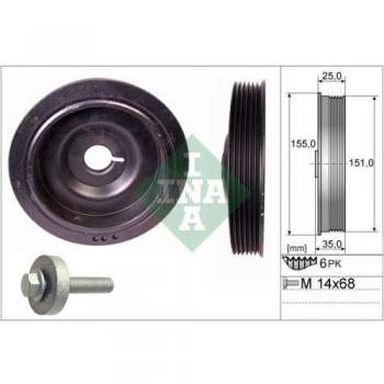 Kit poleas cigüeñal INA 544 0090 20 Schaeffler