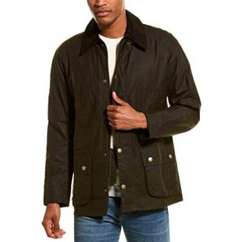 Barbour Ashby Men's Wax Jacket - Olive - XXXL - Male