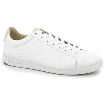 Le Coq Sportif Blazon Women's White Leather Low Top Sneakers