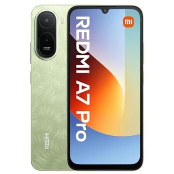 Smartphone Xiaomi Redmi A7 Pro 4GB RAM, 128GB, Pantalla 6.9, Doble SIM, Cámara de 50 Mpx, Batería de 6000mAh, Resistencia IP54 - Verde
