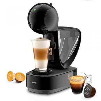 Cafetera de cápsulas Krups Dolce Gusto Infinissima Touch KP2708, 1500 W, 15 Bar, 1.2 L, Calentamiento rápido, Función caliente y frío, Táctil, Negra