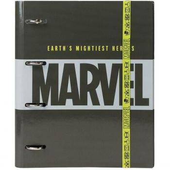 Carpeta de Anillas A4 Marvel Verde 26x32x4 cm con 4 Anillas