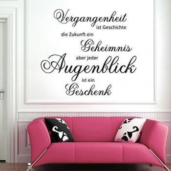 'pared adhesivo Citas y Refranes Pasado es historia... Lifestyle Decoración para el hogar, vinilo, custom, 41hx46w