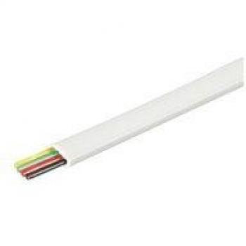 Microconnect MPK100-4W Cable telefónico 100 m Blanco - Cable para teléfonos fijos