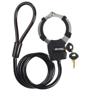 MASTER LOCK Street Cuff Negro 1000 mm Cable antirrobo