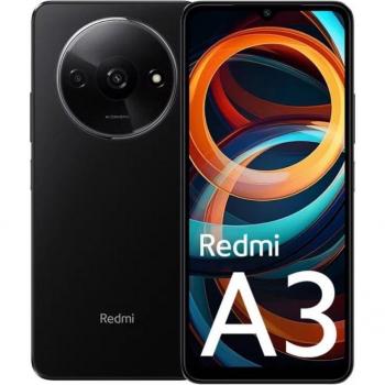 Xiaomi Redmi A3 4G Dual SIM Smartphone - 3GB RAM, 64GB Storage, Midnight Black