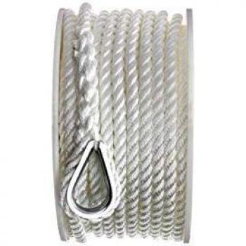 Seachoice 50-40711 Cabo amarre nylon, 3 filamentos, 9 mm x 30 m