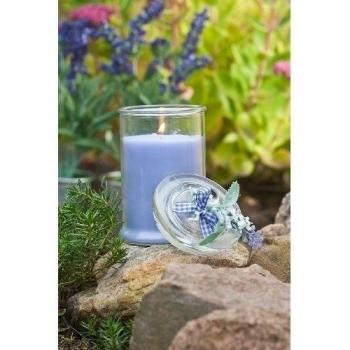 Vela perfumada de cristal, lavanda