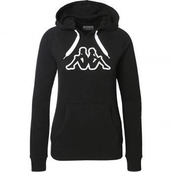 Sudadera de mujer Belle Kappa en color negro, modelo 304Im50-005 de la marca Kappa