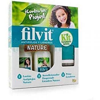 Filvit Nature Anti-Lice Treatment Kit - Natural Lotion & Conditioner Set 125ml