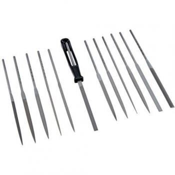Bahco 2-472-14-2-0 - Juego 12 Limas Aguja 14Cm Fina