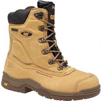 Caterpillar Mens Supremacy Safety Work Boots Brown