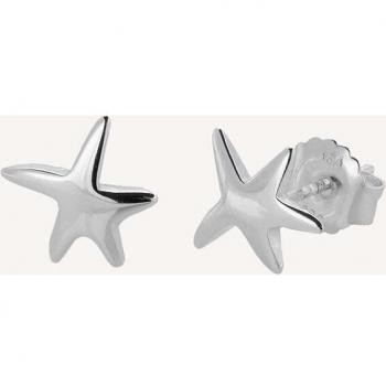 Pendientes Essentials de plata motivo estrella