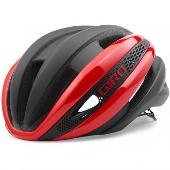 Giro – Casco Synthe, Todo el año, Unisex, Color Rojo, Negro, tamaño Medium