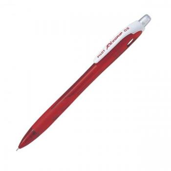 Lote de 10 Pilot Portaminas Rexgrip Begreen - Trazo 0.5mm - Mina HB - Cuerpo Rojo