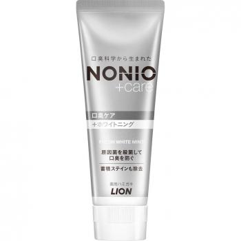 Nonio Plus Whitening Toothpaste Fresh Mint 130g - Fluoride Bad Breath Prevention