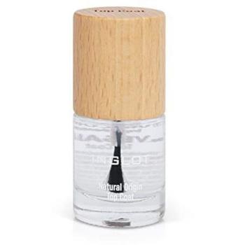 Inglot Esmalte Natural Top Coat 8ml, esmalte vegano, transpirable, fórmula vegana, color: transparente