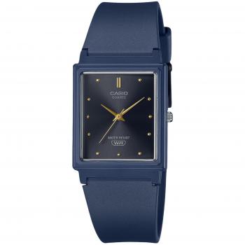 Casio POP Analog Women's Watch - Dark Blue Resin Strap, Black Dial, Quartz Movement
