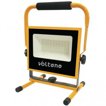 Volteno Reflector LED Volteno Akum - Faro LED recargable, alta luminosidad, batería de larga duración, diseño compacto y ligero, resistente al agua