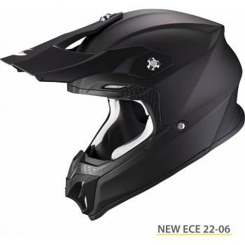 Casco de motocross SCORPION VX-16 EVO Air Solid mate negro 2XL