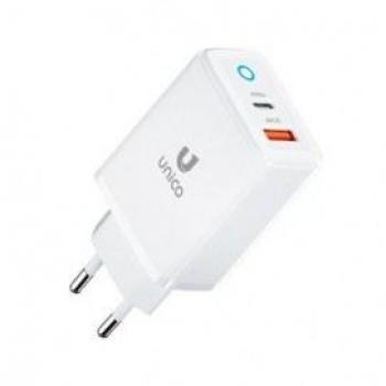 Cargador Doble USB-A y USB-C 65W con Tecnología de Carga Rápida