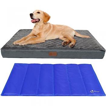 Cama Perro Ortopédica con Gel Refrescante y Cojín de Espuma con Memoria - Vounot