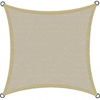 HAIKUS Toldo Vela Cuadrado 2x2 m, Vela de Sombra PES, Impermeable, Resistente y 95% Protección Rayos UV para Exterior, Jardín, Terrazas