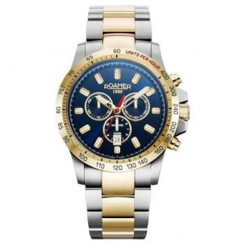 Reloj de Hombre Roamer Rimini Cronógrafo Acero Inoxidable Azul 861837-47-45-20