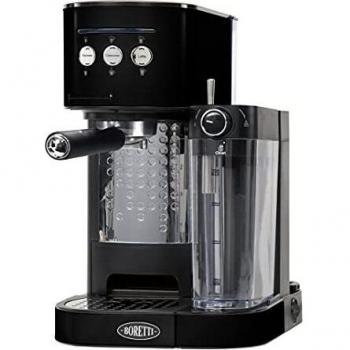 Boretti B400 Independiente Máquina espresso 1.2L Negro - Cafetera