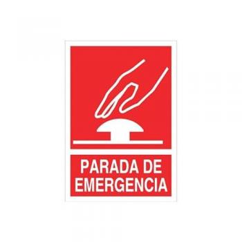 Señal Luminiscente de Emergencia 297x210mm con Pictograma y Texto (Pack: 1 Uds)