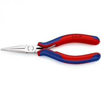 Knipex 35 62 145 - Alicate de montaje para electrónica, 145 mm, con puntas semi-redondeadas y biseladas