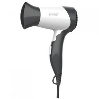 Secador de Viaje Inani 1200W con Mango Plegable y Protección contra Sobrecalentamiento, Gris y Blanco