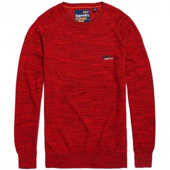 Superdry Orange Label, Jersey para Hombre L Rojo
