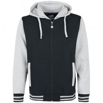 R.E.D. by EMP Playing The Blame Game Sudadera Capucha con Cremallera Negro/Gris XL