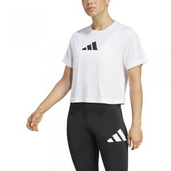 Adidas Women's Train Essentials Big Logo Performance Short Sleeve T-shirt White 2XL