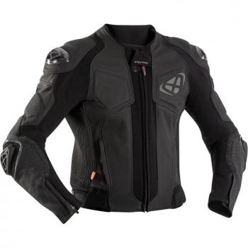Ixon Vendetta Evo Chaqueta de Moto de Cuero Negra (2XL)