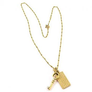 Collar de mujer Folli Follie dorado de acero inoxidable 80 cm (referencia: 3N1T066RC)