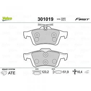 Valeo 301019 Pastillas de Freno