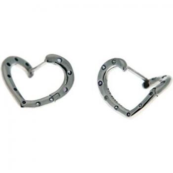 Pandora Pendientes de aro Mujer plata - 297231NRPMX