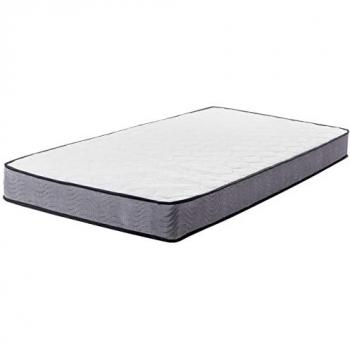 Colchón de muelles embolsados Bliss 90 x 200 cm Firme Tela Blanca
