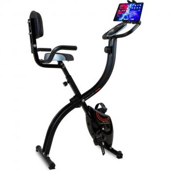 Bicicleta estática BH Fitness EVO B1500 YF1500H con soporte para tablet o smartphone